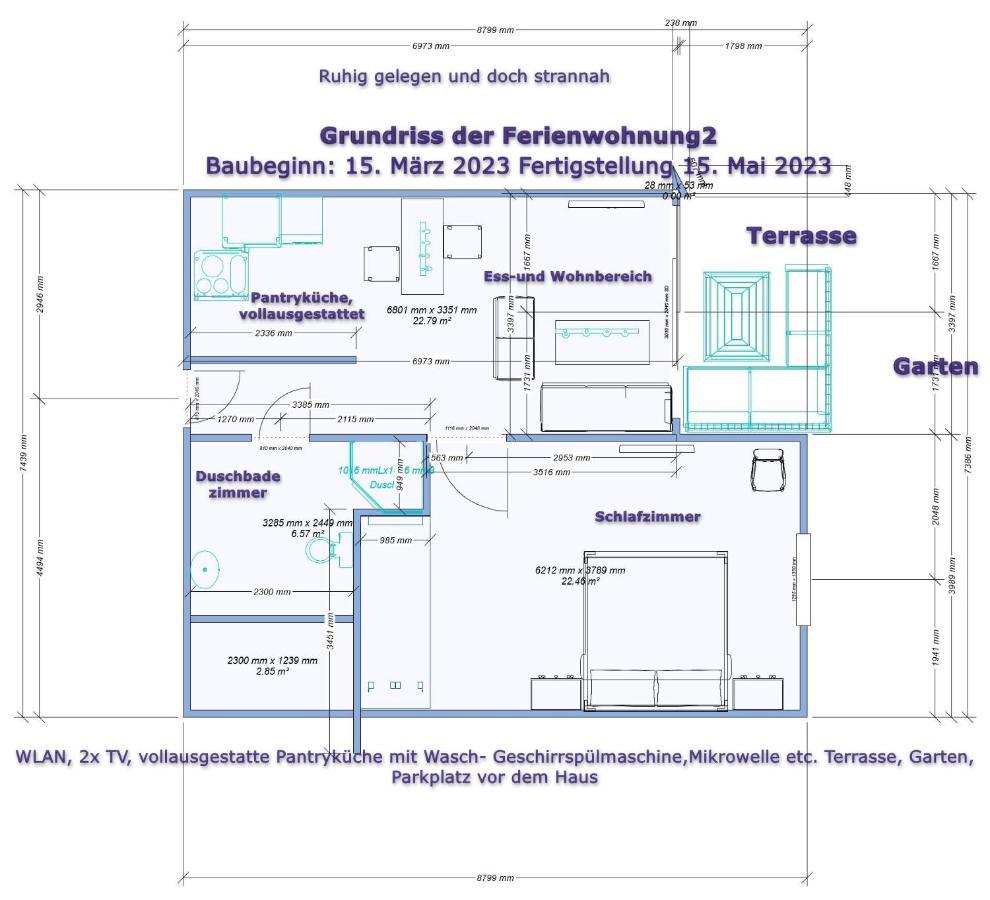 Ferienwohnung Gorch-Fock シャルボイツ エクステリア 写真